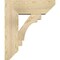 Ekena Millwork Merced Slat Rough Sawn Bracket w/ Offset Brace, Douglas Fir, 8"W x 22"D x 26"H BKT0806X22X26MRC06RDF - alternate 4